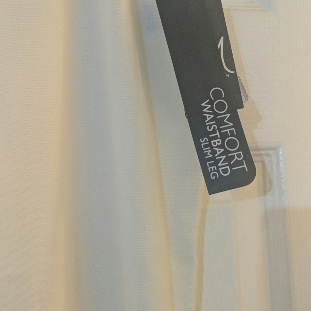 JM Collection Eggshell pants - Picture 2 of 3